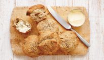 Gluten-free seeded brown rolls