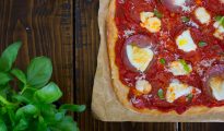 Gluten-free mashed potato pizza