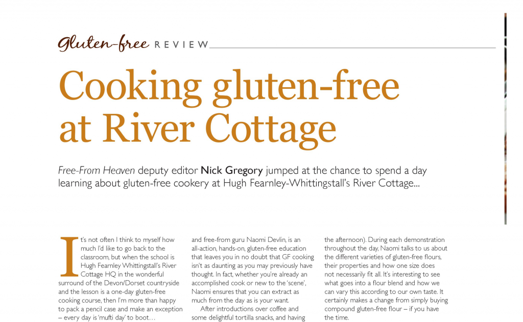 Cooking Gluten Free At River Cottage Gluten Free Heaven