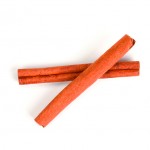 Two cinnamon sticks