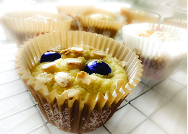 Coconut Blueberry Muffins