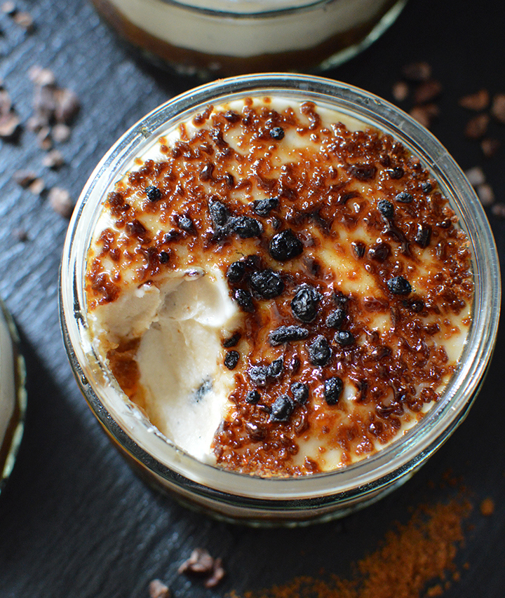 Raw Salted Caramel Creme Brulee