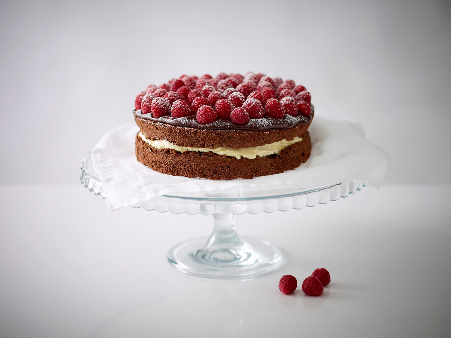 Chocolate Raspberry Gateau