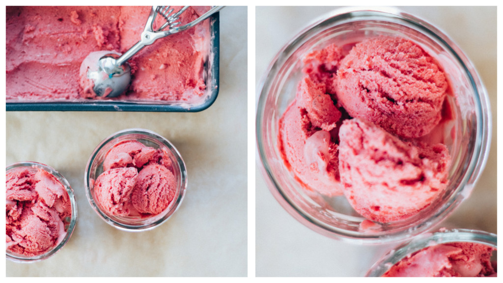 vegan strawberry ice cream