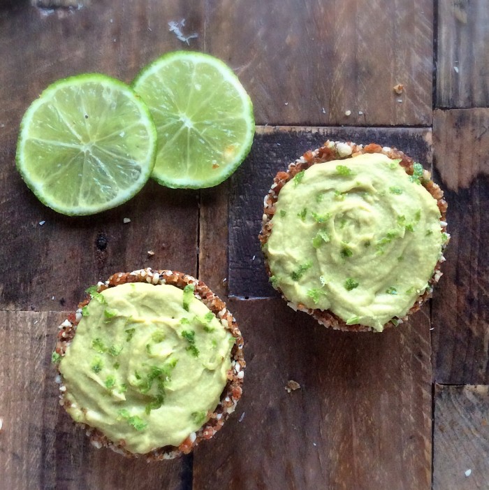 Raw Key Lime Pies