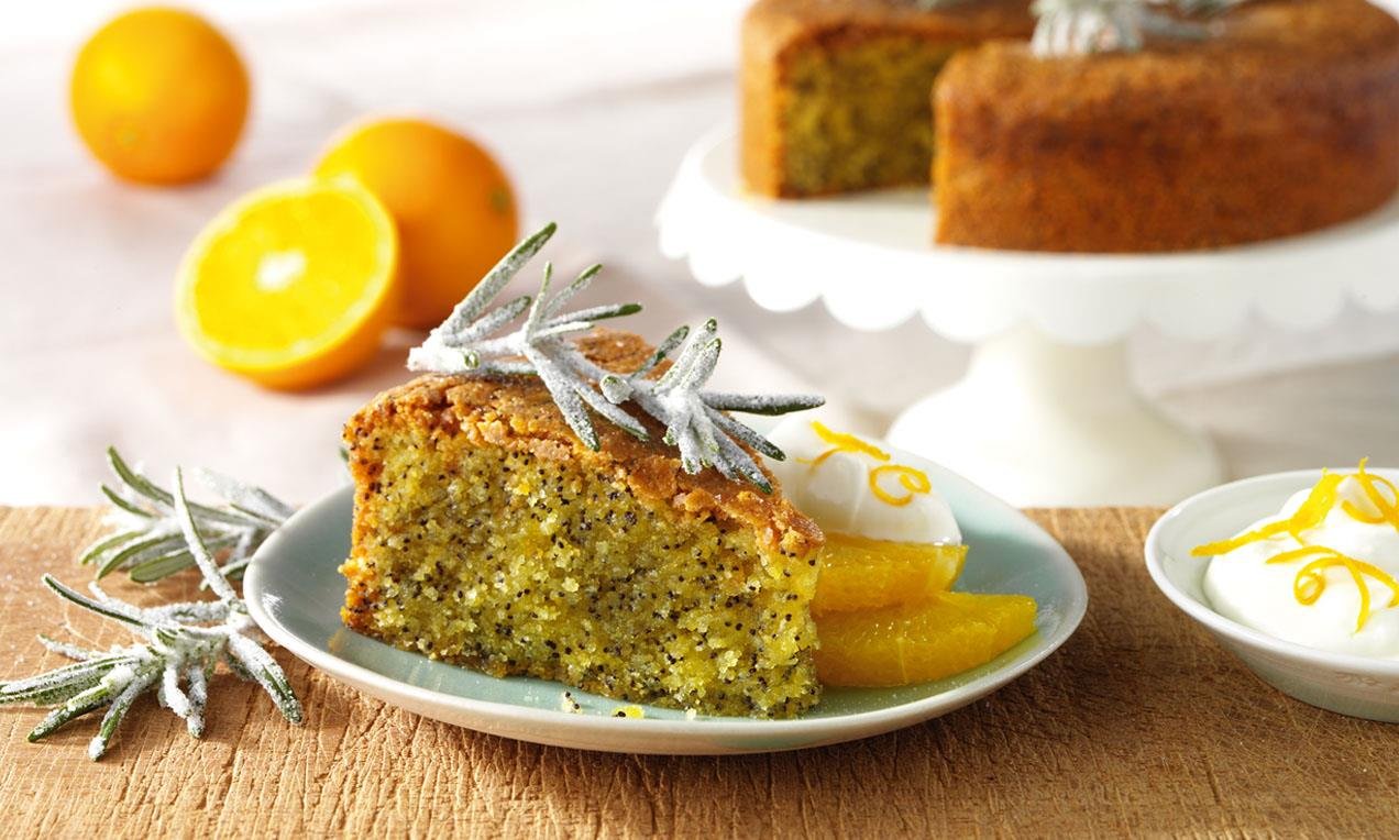 Zesty Orange Polenta Cake