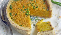 Mini Cheese and Chive Vegan Quiche