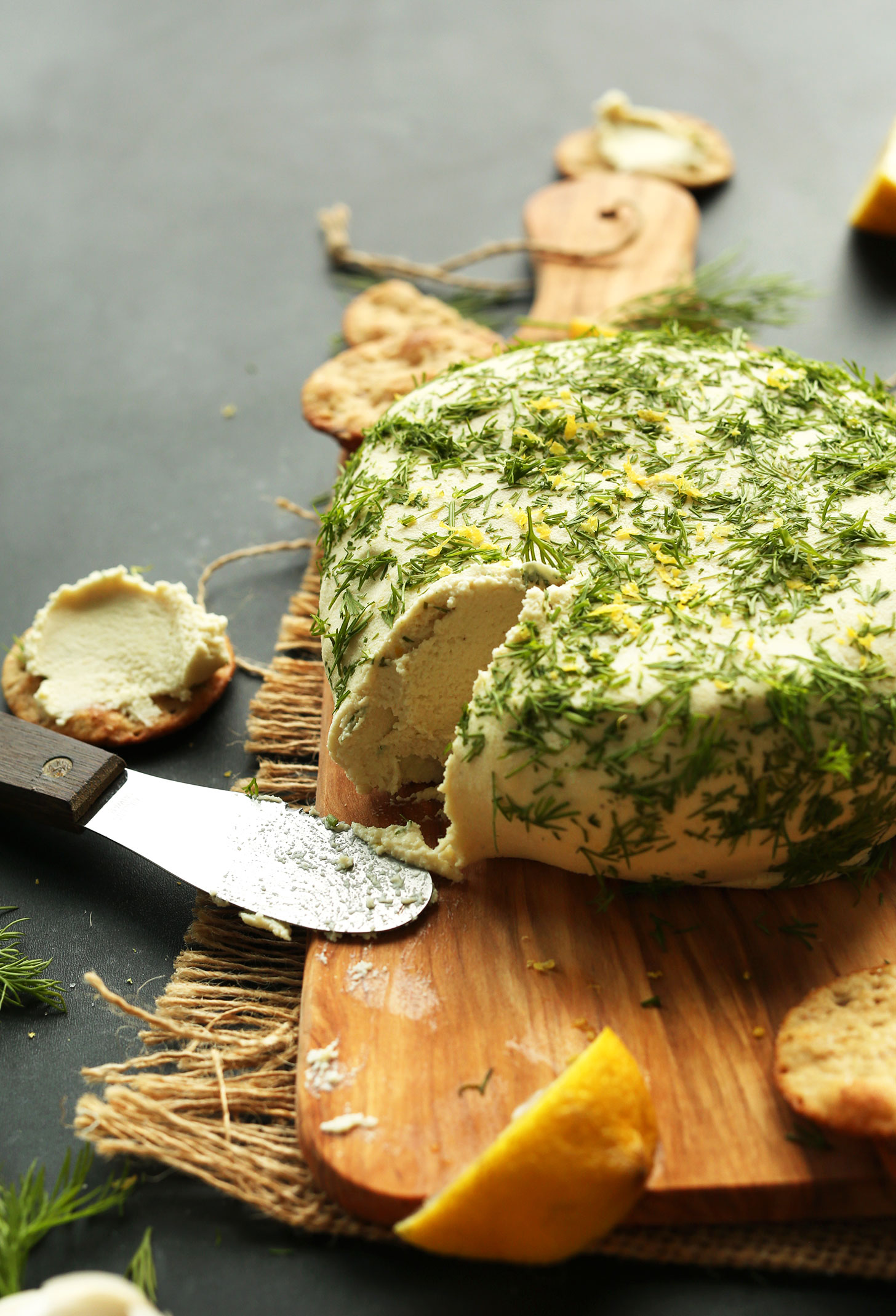 EASY-Creamy-VEGAN-CHEESE-Infused-with-lemon-zest-garlic-and-dill.-So-creamy-savory-and-cheesy-vegan-plantbased-glutenfree-cheese-recipe-minimalistbaker