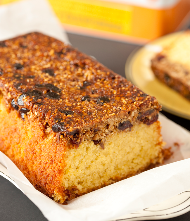 Granola Topped Gluten-Free Loaf Cake