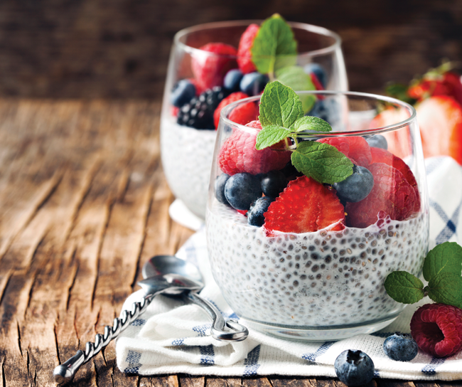 Chia-pudding