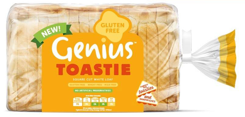 genius gluten free toastie