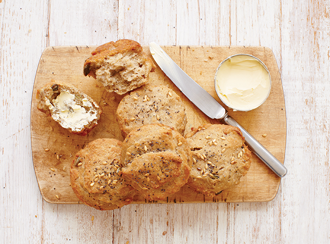 Gluten-free seeded brown rolls