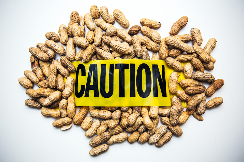 Peanut Allergy Caution