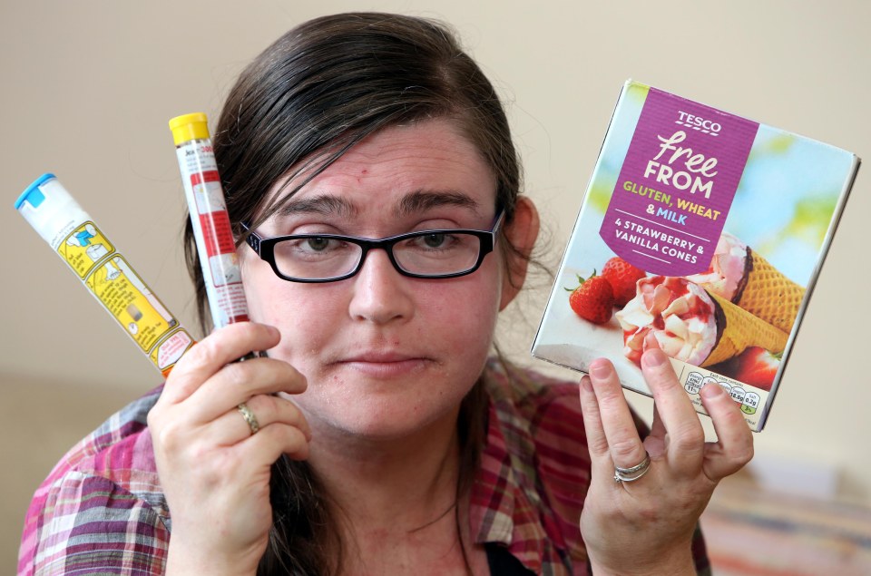 MUM NEARLY DIED WHEN SHE ATE ICE CREAM ALLEGEDLY PUT IN WRONG BOX