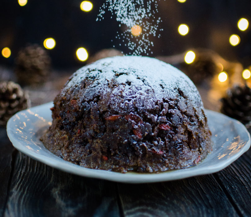 Pegan (Paleo-Vegan) Christmas Pudding