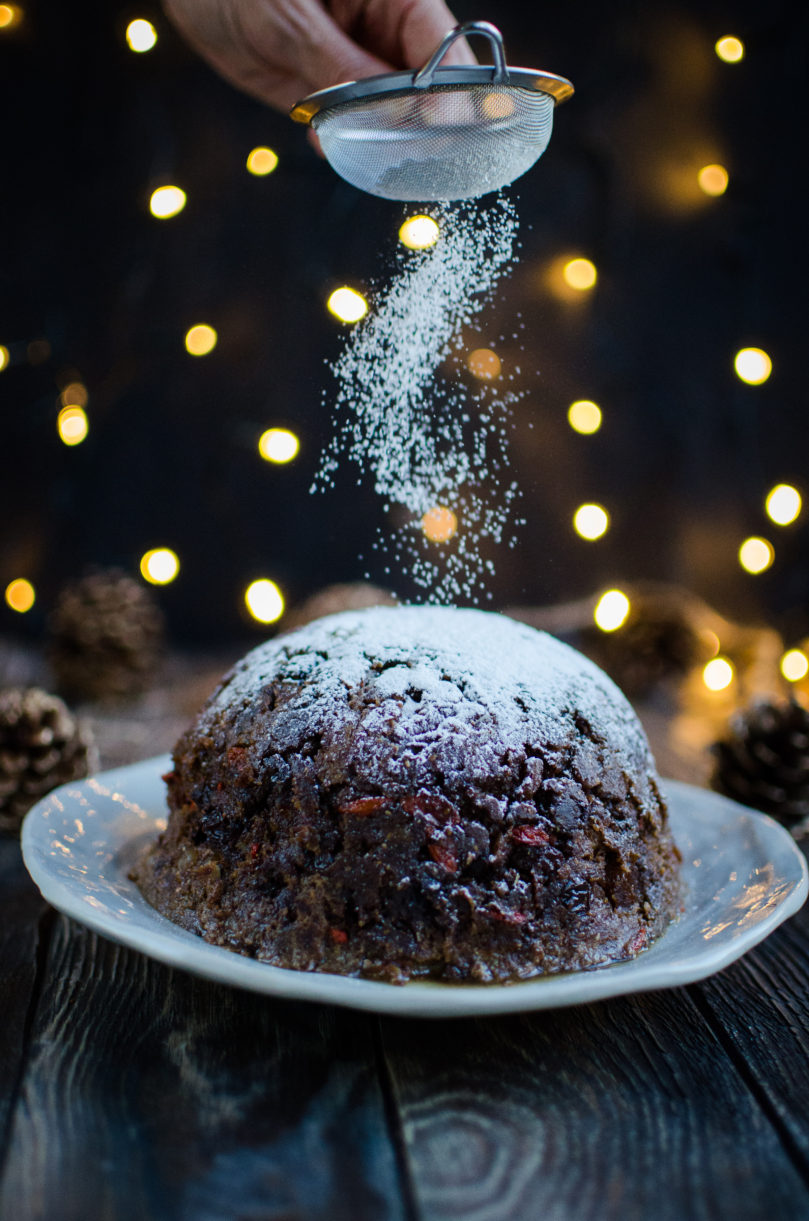 Pegan (Paleo-Vegan) Christmas Pudding