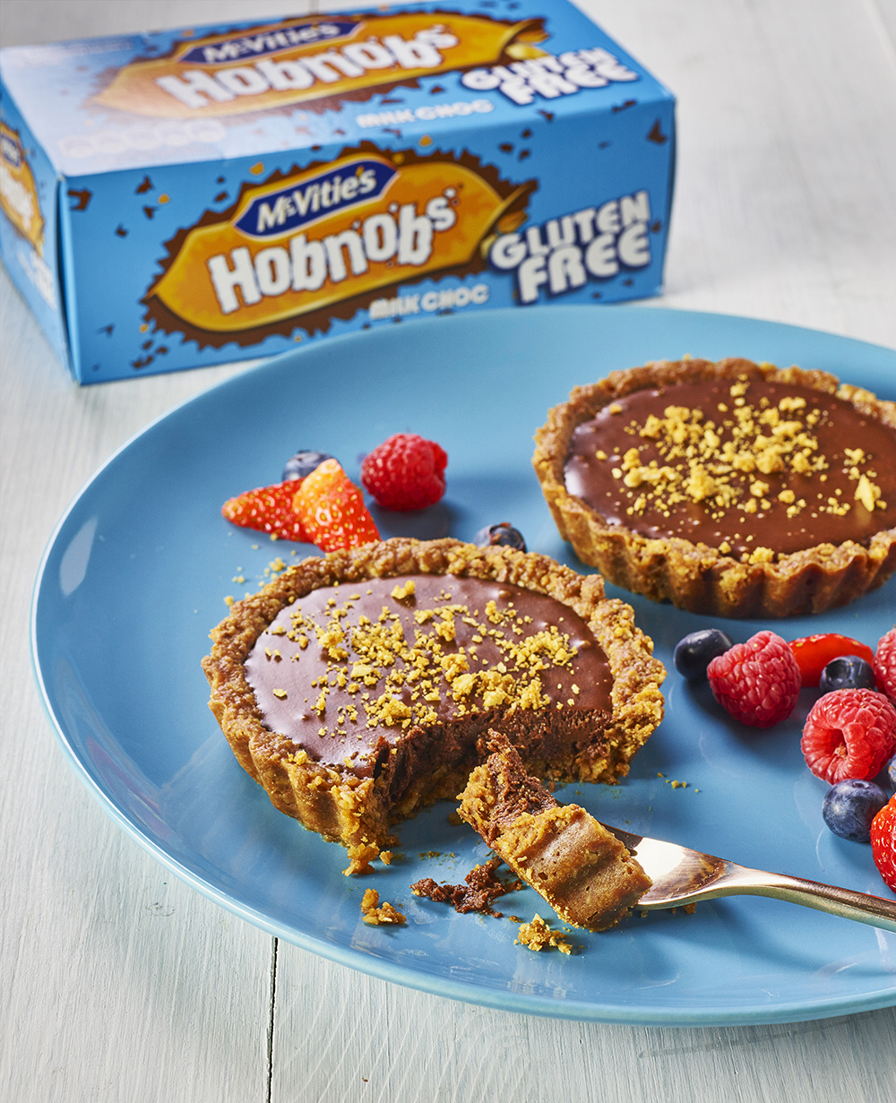 McVitie’s gluten-free Hobnobs chocolate & coconut tarts