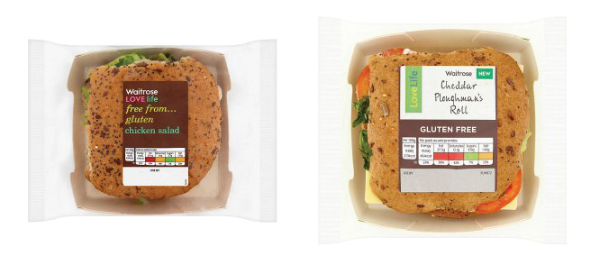 Waitrose add two new gluten-free sandwiches to LoveLife range