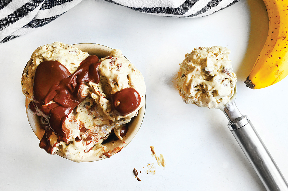 Vegan Chunky Monkey ice-cream