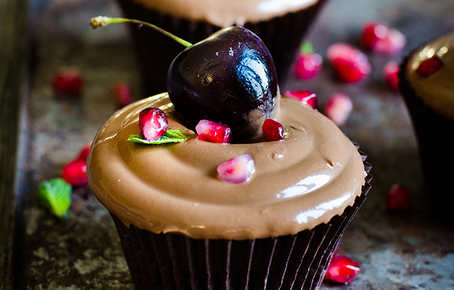 Nut-free chocolate cupcakes