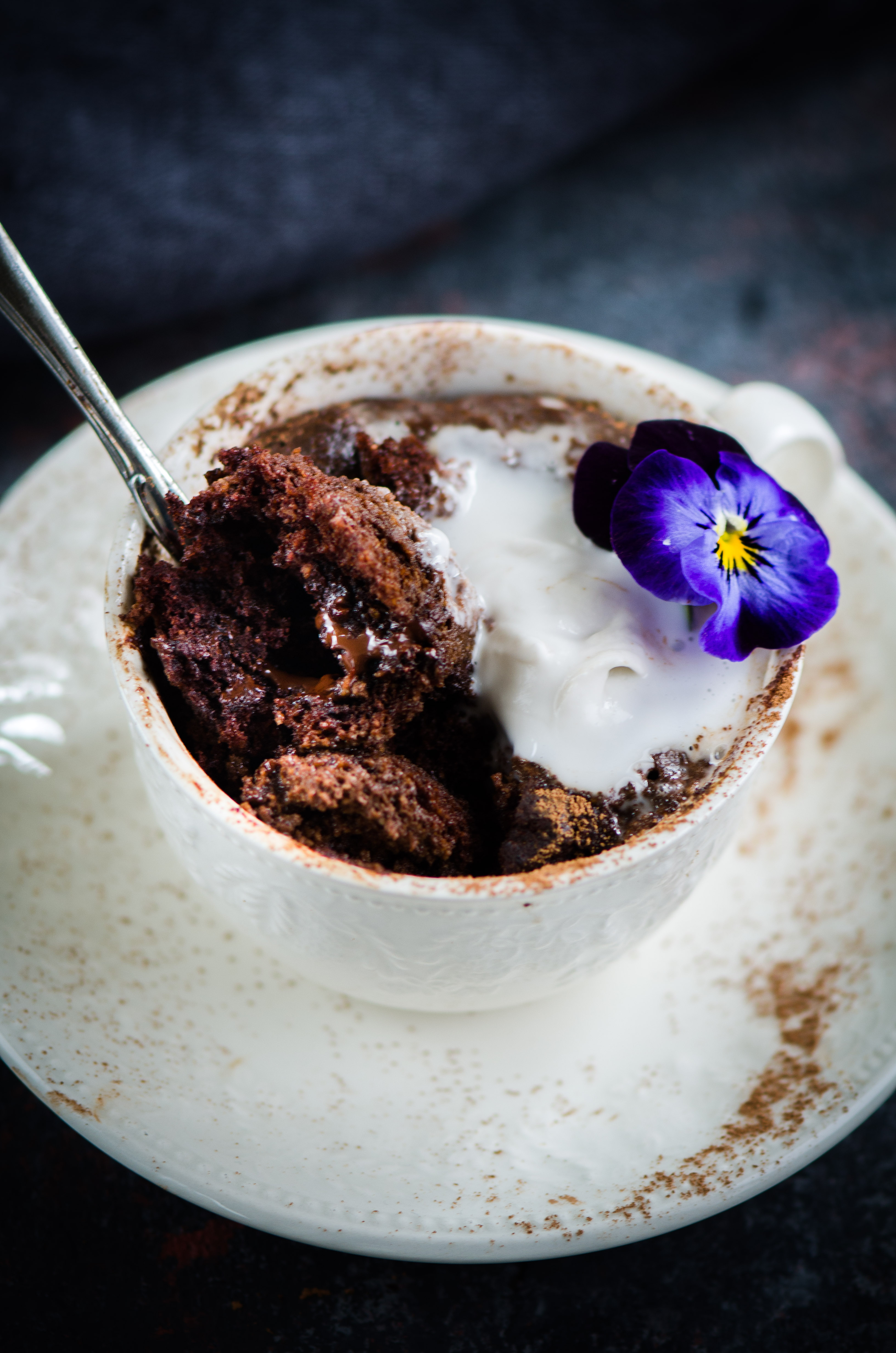 Gluten-free chocolate mug cake