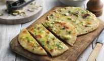 Gluten-free garlic flatbread