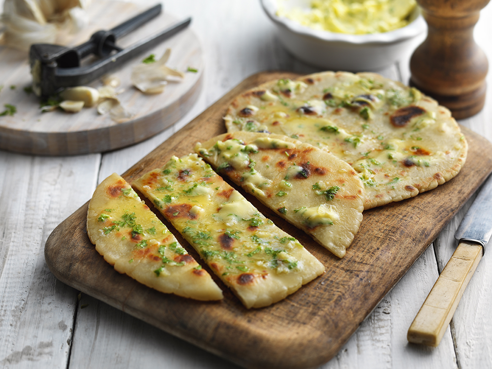 Gluten-free garlic flatbread