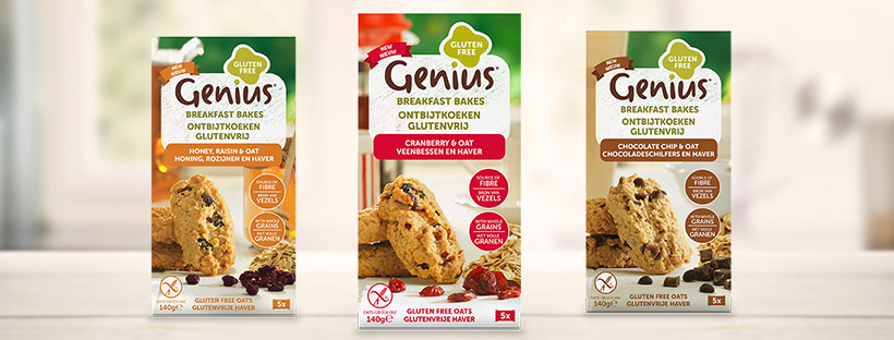 Genius launches first gluten-free soft breakfast biscuits
