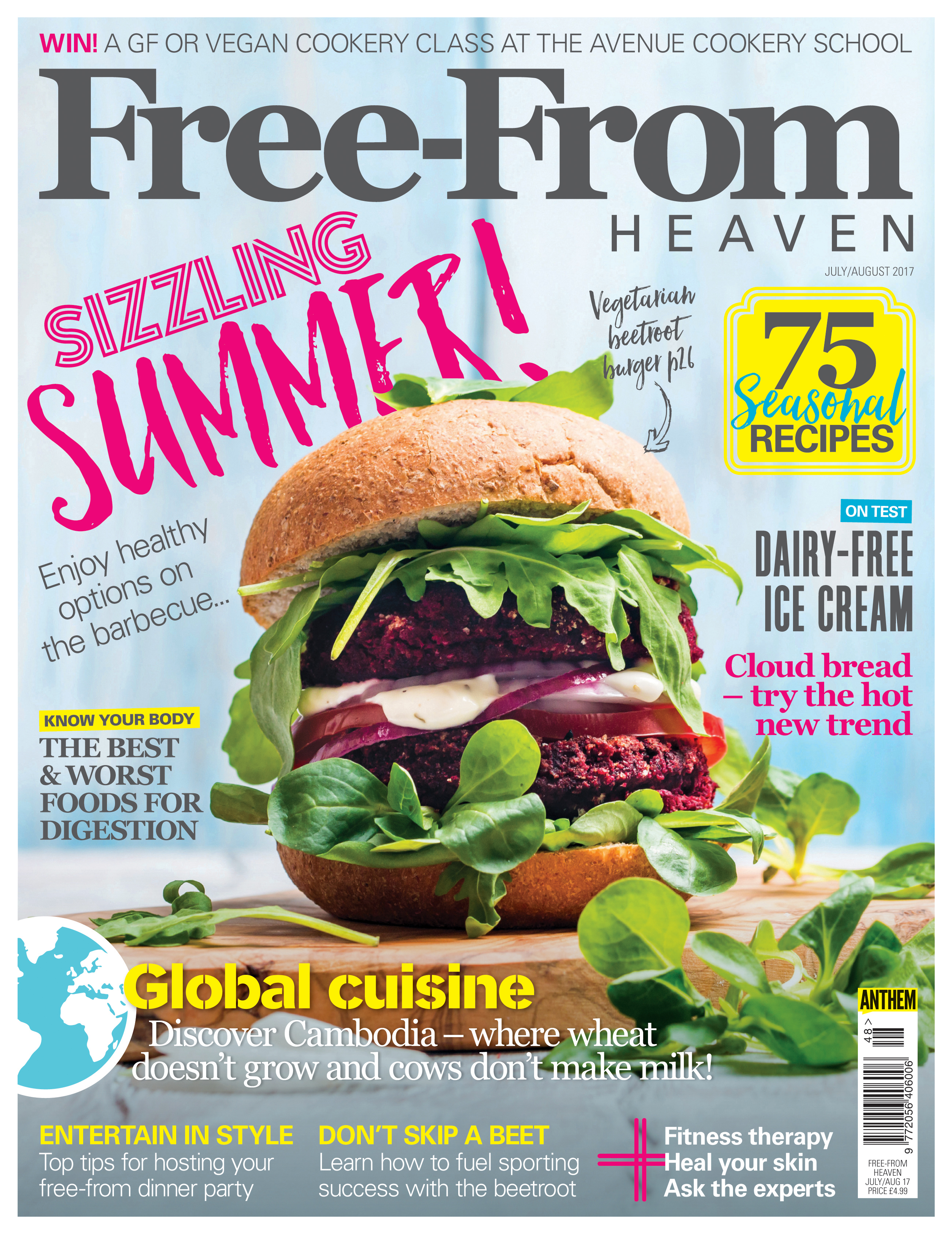 Get summer-ready with a feast of healthy barbecue treats with the latest issue of Free-From Heaven...