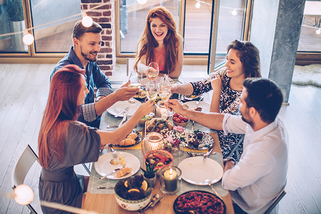 Top tips for throwing a free-from dinner party