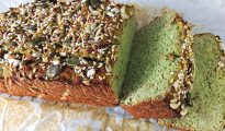 Gluten-free broccoli & banana bread