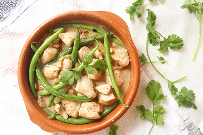 Healthy Thai green curry