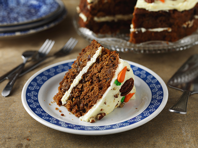 Gluten-free carrot cake. 