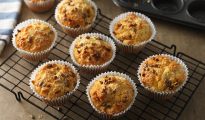 Gluten-free cheese & sundried tomato muffins