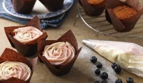Gluten-free cherry berry muffins