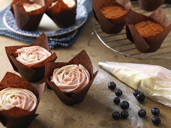 Gluten-free cherry berry muffins