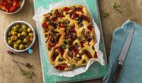 This tasty Italian style gluten-free flatbread is perfect served alongside pasta dishes or on its own as a starter with olive oil and balsamic vinegar.