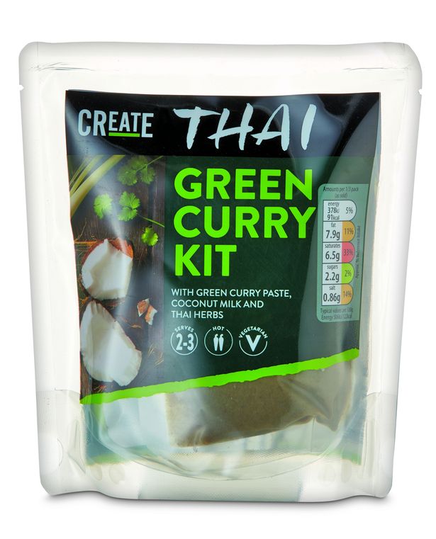 Aldi UK releases affordable vegan Thai curry kits