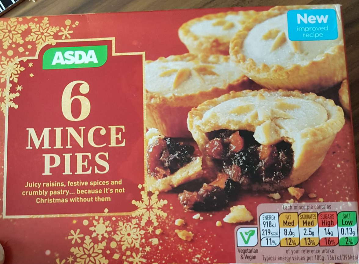 Asda release vegan mince pies in time for Christmas 