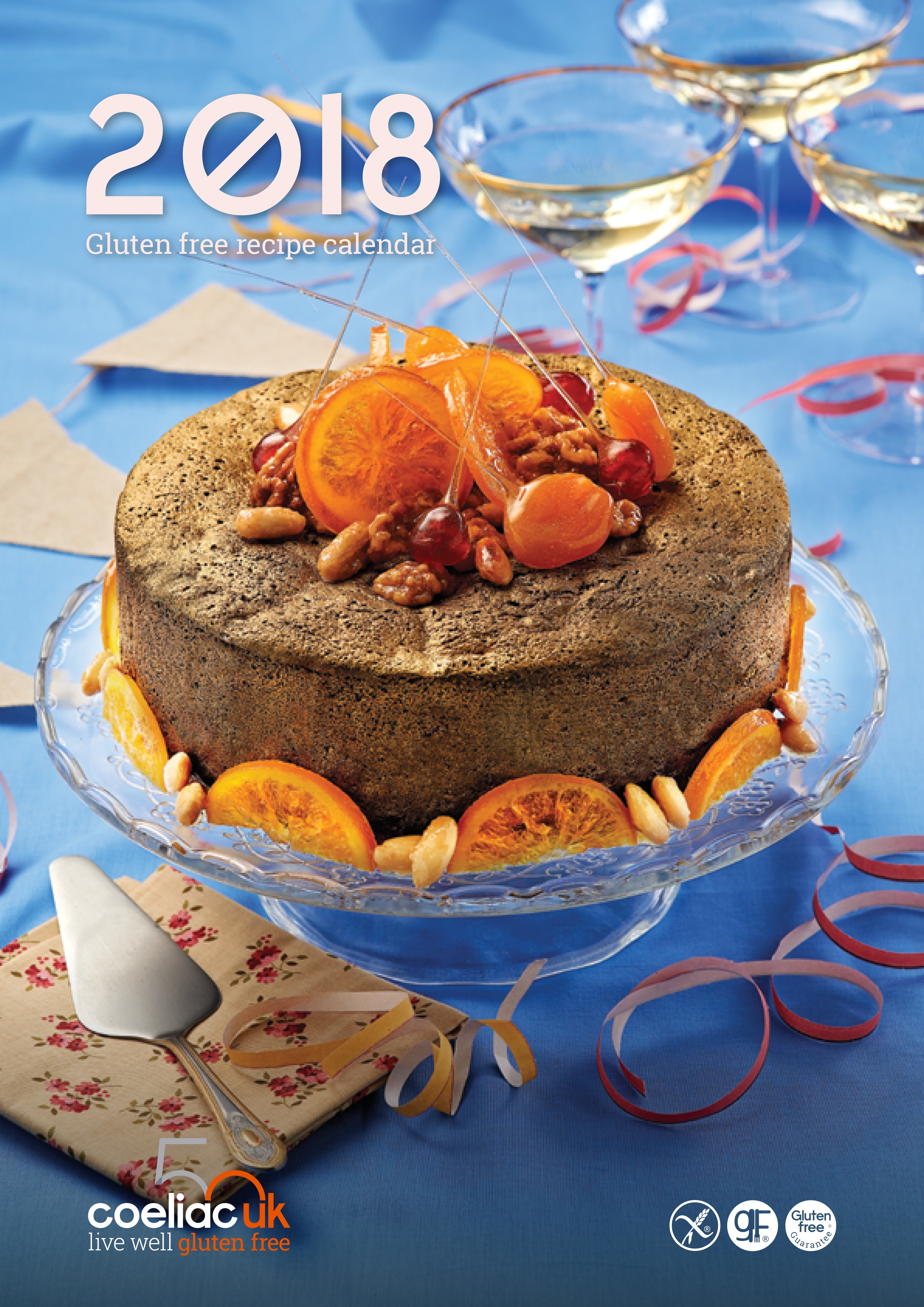 Coeliac UK launches celebrity gluten-free recipe calendar ahead of its 50th anniversary celebrations