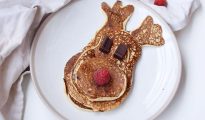Gluten-free Rudolph pancakes