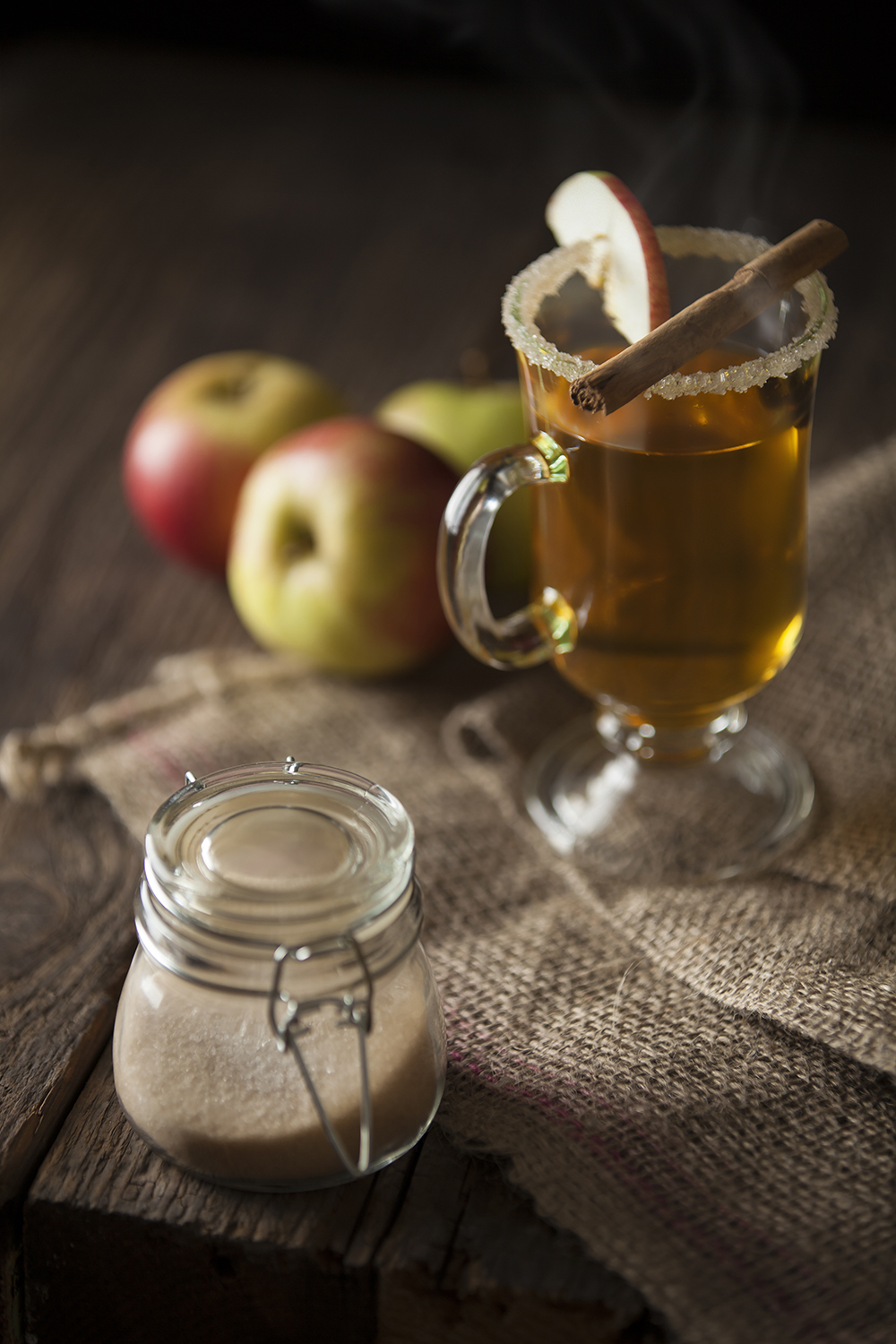 Festive mulled cider