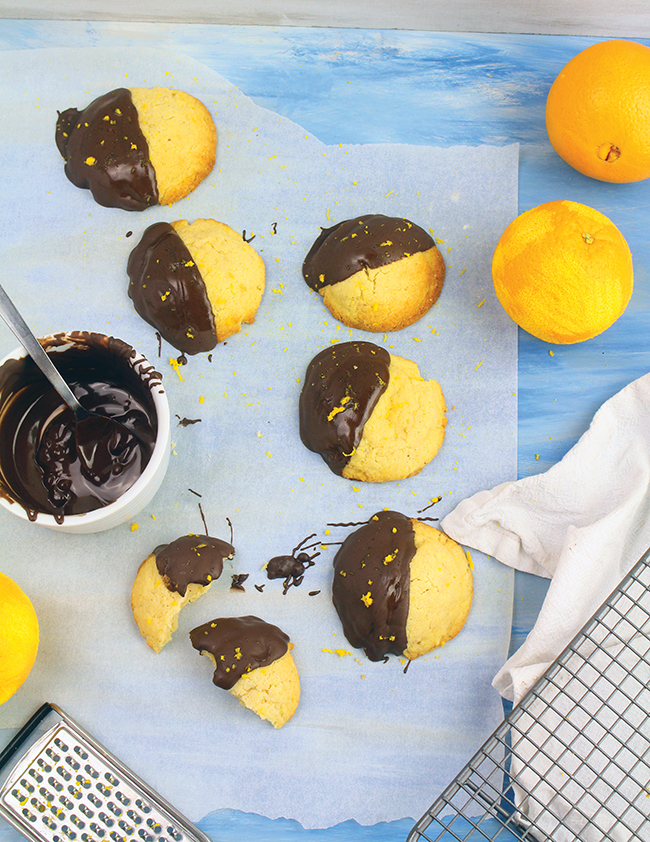 Sugar-free Jaffa cookies