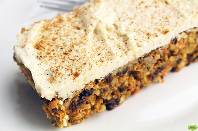 No-bake vegan carrot cake