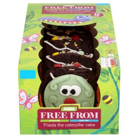 Asda has just launched a brand new ‘free from’ chocolate caterpillar cake that is gluten and dairy-free so that everyone can have a slice.