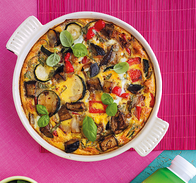 Roasted vegetable frittata