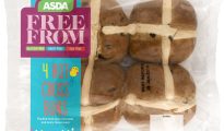 gluten-free vegan hot cross bun