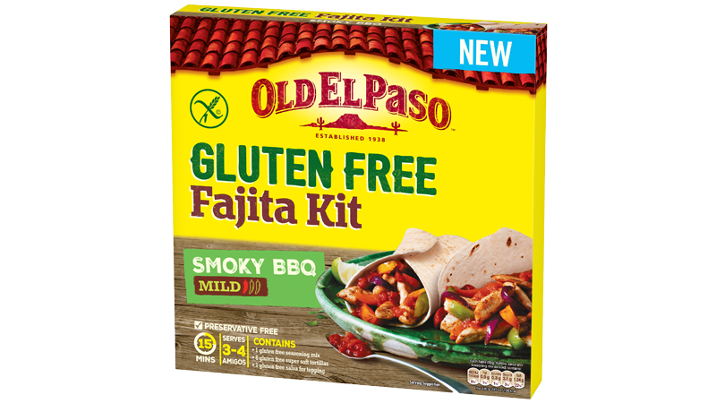 Old El Paso gluten-free fajita kit 