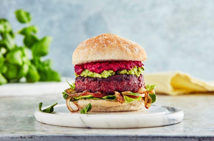 bleeding vegan burger