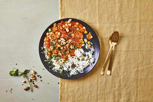 Chickpea tikka masala